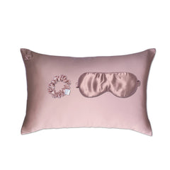 Silk closet lavender pink pillowcase gift set