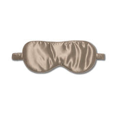 Silk Closet champagne eye sleep silk mask. Wonderful for uninterrupted sleep.